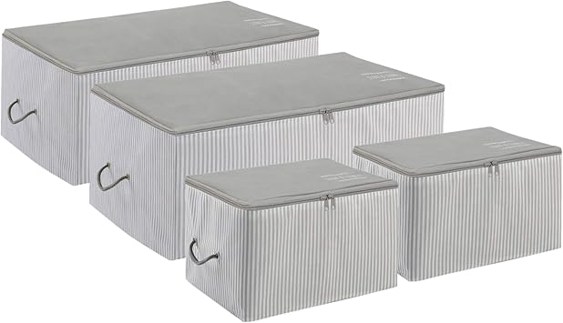 Ocean Home Textile 4-Piece Gray Color Stuff & Things Hurch Set