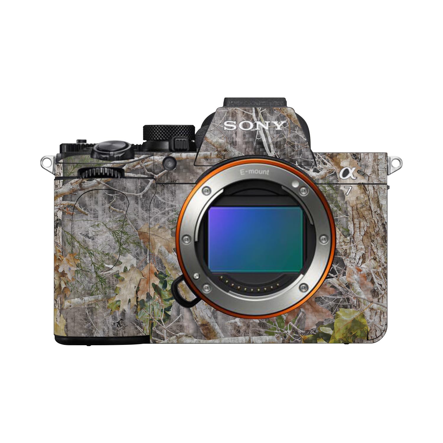 Carbon Fiber Camera Skin Compatible with Sony Alpha A7 Mark V (2025) - Kanati - Premium 3M Vinyl Protective Wrap Decal Cover - Easy to Apply | Crafted in the USA by MightySkins