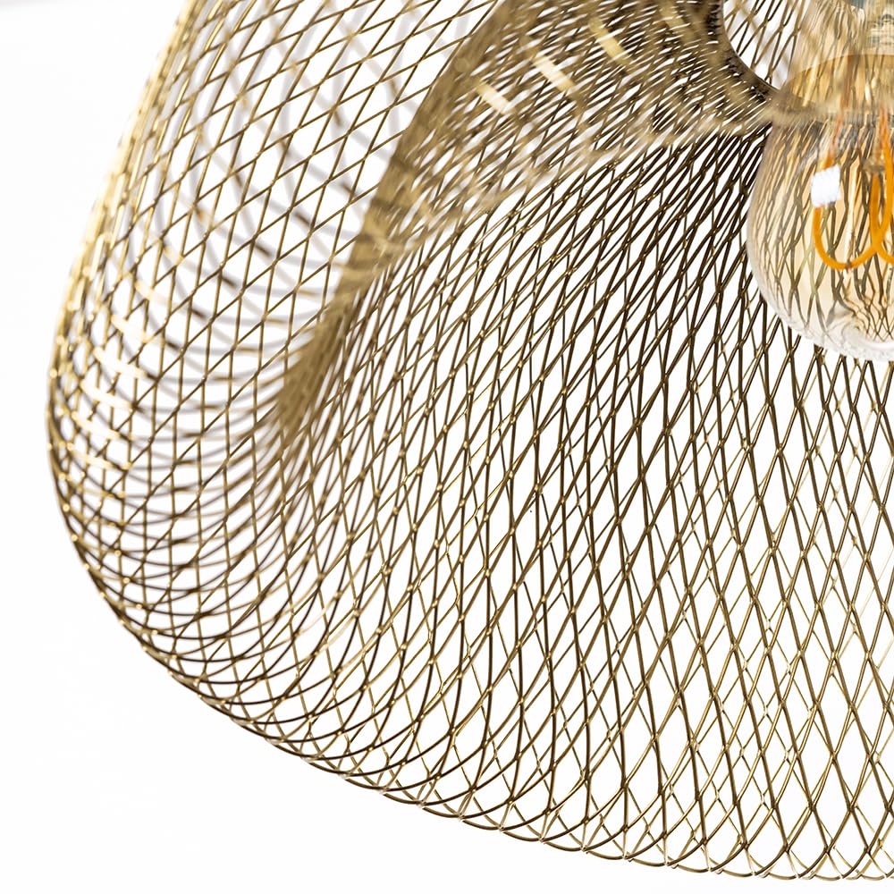 Arte Lamp Castello Lampada a Sospensione 1 Luce in Metallo Nero e Rame con Cavo Lampadario Camera da Letto per Camera da Letto con Design Accogliente per Tavolo Isola e Corridoio