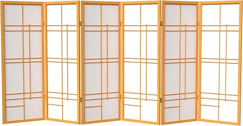 Miniatura 40 de Pantalla corta Eudes Shoji de 4 pies - Miel - 5 Paneles Miel,Negro -,Natural,Rosewood,https://www.amazon.com/dp/undefined