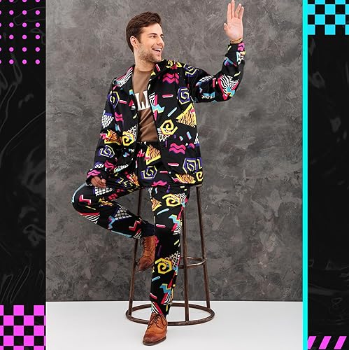 Miniatura 7 de Cuffbow Traje deportivo de los años 80 y 90 para hombre, sudadera deportiva de los años 80, estilo retro con capucha de los años 80, manga larga con