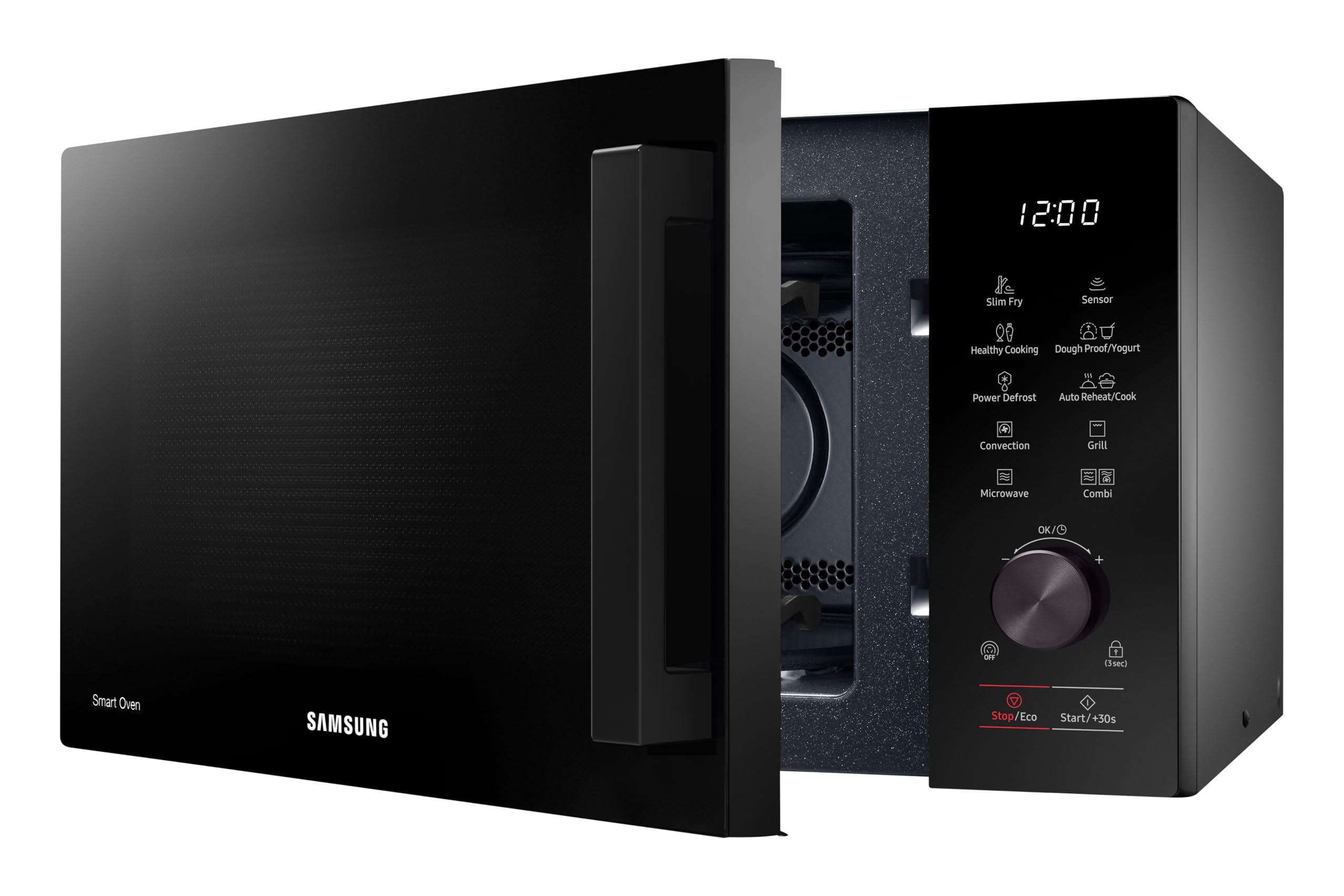 SAMSUNG MC28A5137CK/E1 - Microonde con convezione 28L 900W Nero - Sensore Cook (Ricondizionato)