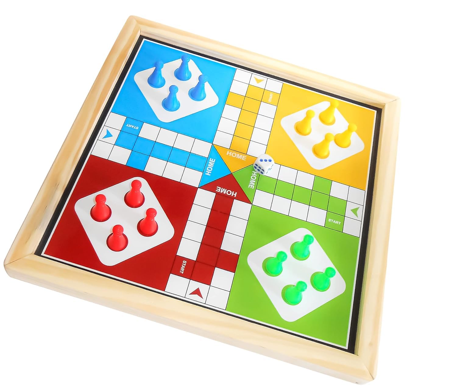 Gauransh Kraft Ludo + Snakes & Ladders Wooden Board Game 2-Pack - Two Game Set in One Bundle - Childrens and Family Fun for Kids and Adults (B0DG54QZNQ) Amazon Price History, Amazon Price Tracker