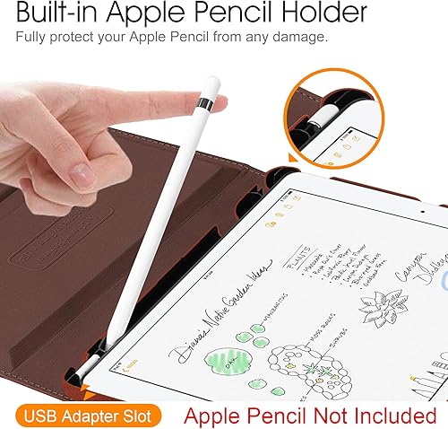 Vista 306 de Fintie - Funda giratoria para iPad de 9ª generación / 8ª generación / 7ª generación, de 10.2 pulgadas, funda giratoria en 360 grados, funda Azul