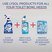 Vista 5 de Lysol Toilet Bowl Cleaner Gel, For Cleaning and Disinfecting, Stain Removal, Forest Rain Scent, 24oz