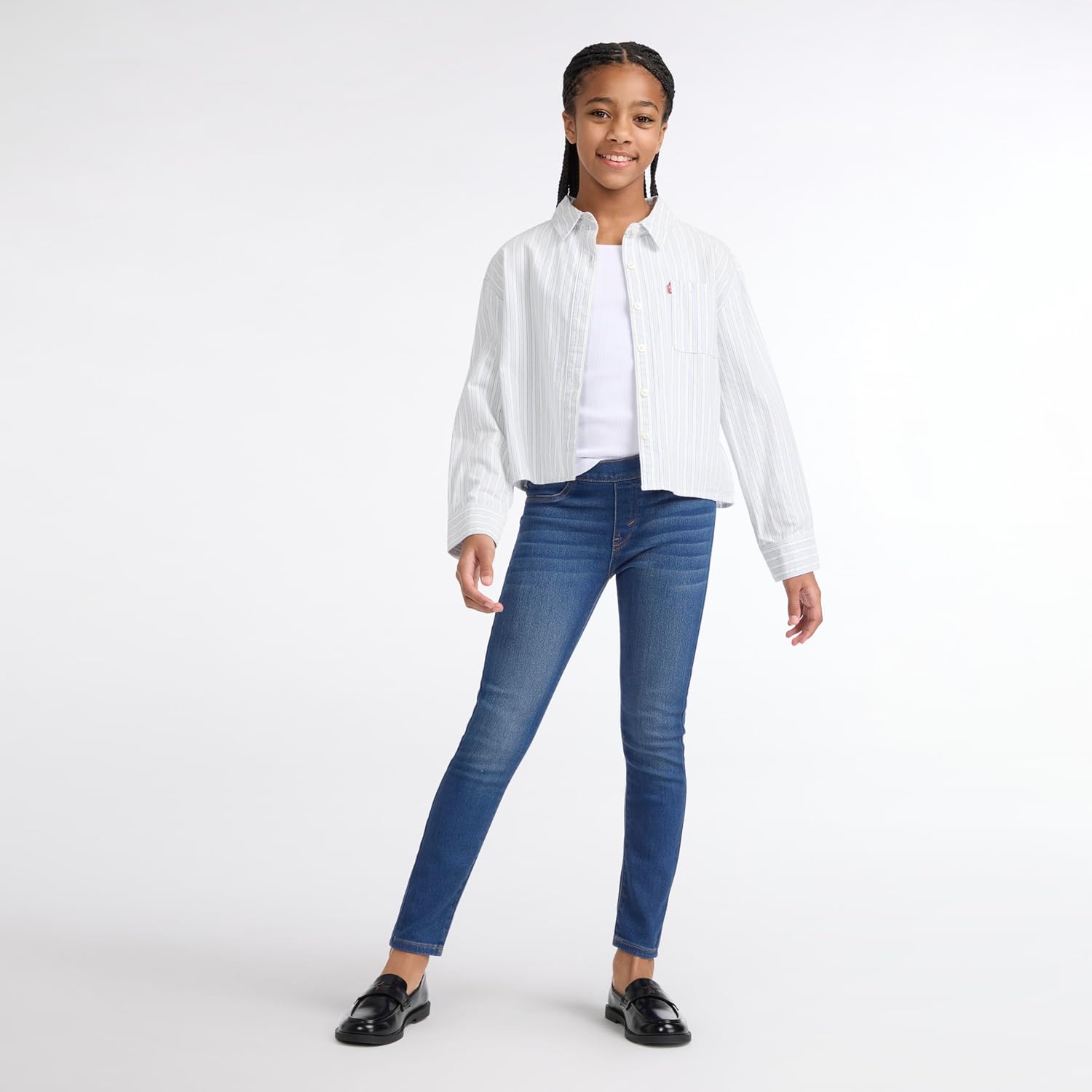 Levi's Girls' Skinny Fit Pull on Jeggings
