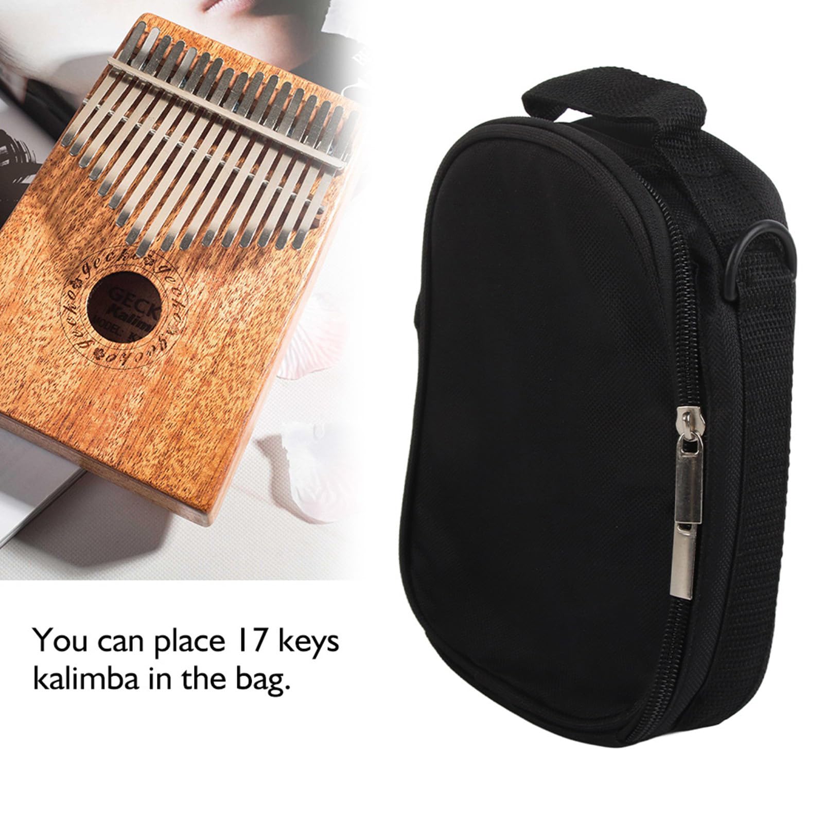 Torba do przechowywania Kalimba, torba Kalimba Etui Kalimba Praktyczna wygodna torba na fortepian kalimba dla dorosłych