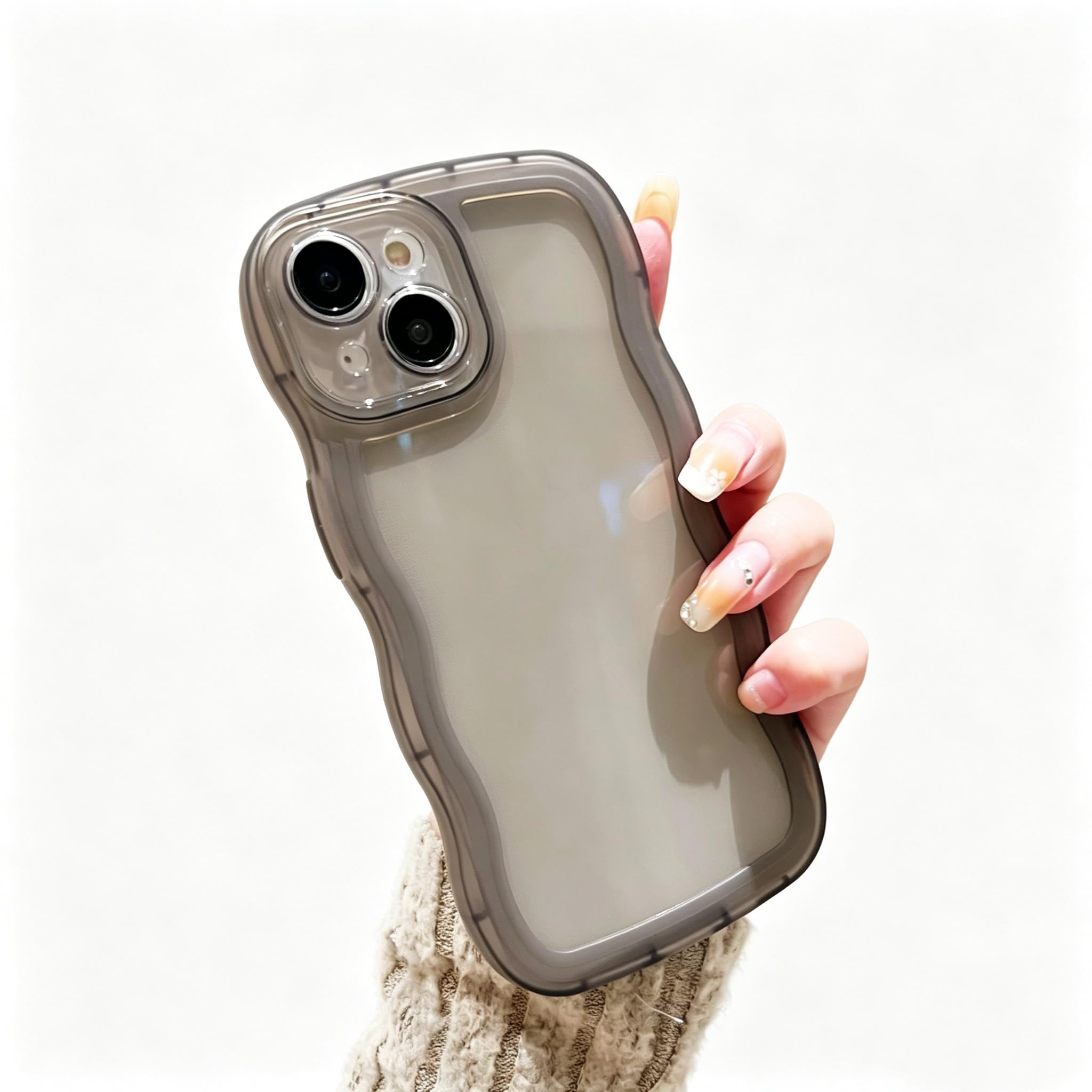 Magloo 対応 iphone16E/17Eケース 波型 うねうね TPU ソ…