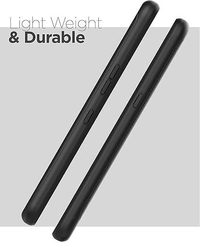 Miniatura 5 de ENCASED LG V50 ThinQ Case (Thin Armor) Slim Fit Flexible Grip Funda Teléfono - Negro