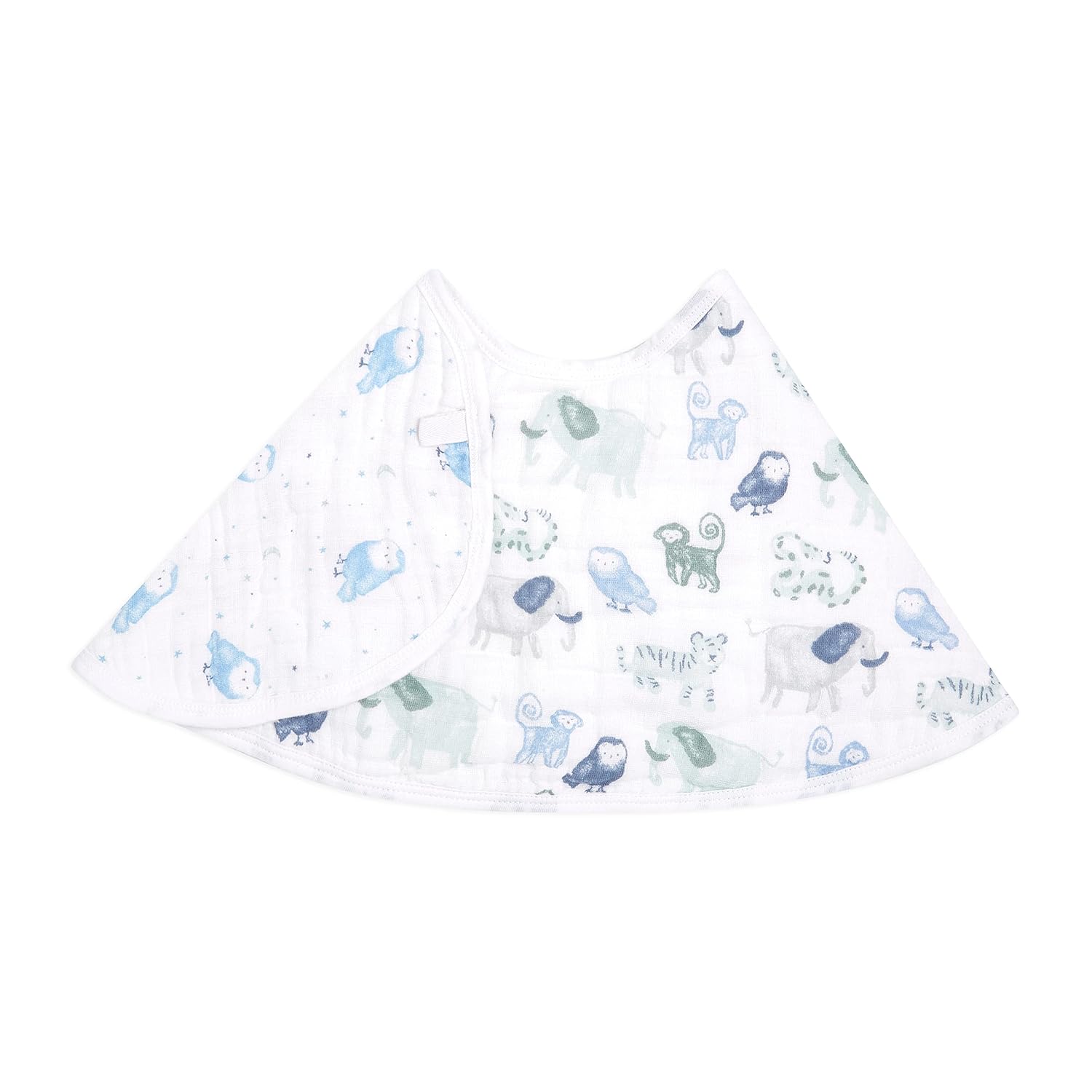 aden + anais Essentials Burpy Bib, 100 Cotton Muslin, Soft