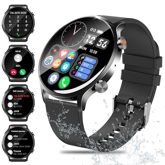 ACEDIS Smart Watch for Men Women 1 39 HD Fitness Watch IP68 Waterproof Watch with Heart Rate Blood