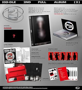Amazon.com: (G) I-DLE [2] 2nd Full Album (0/1/2 - Random Ver.) K