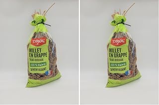 Tyrol millet en grappes, 2 × 1 kg