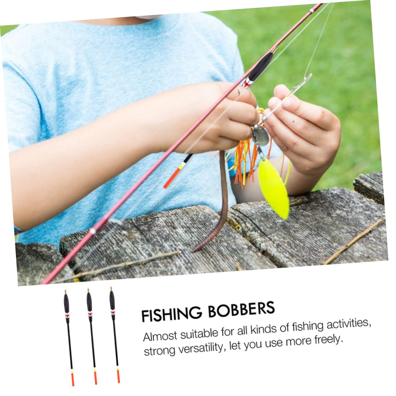 Mipcase 36 Pièces flotter Fishing peches imperméable flotteurs pondérés bouée de pêche Outil de pêche flotteurs de panfish flotteurs de pêche Pratiques Outils de pêche Sapin à balais