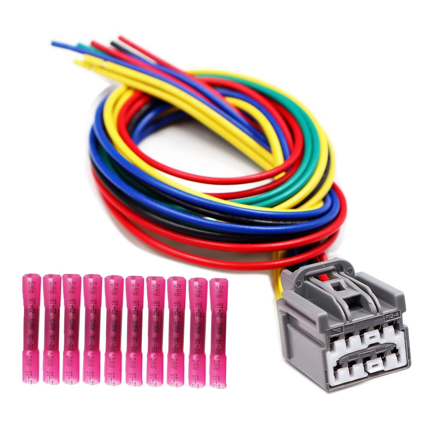 LIZAPUS 10 PIN Equivalent Replacement Pigtail Harness WPT-1037 WPT1037 1U2Z-14S411-BLB Wire Connector Female