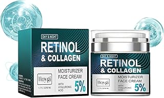 AMALIA Crema facial de retinol y colágeno, hi...