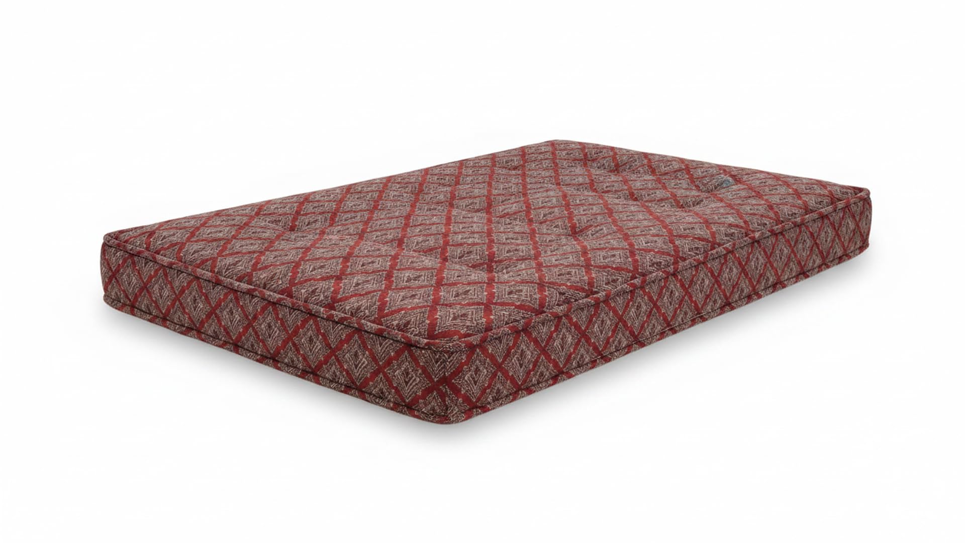 H B Msala Cotton Filled Quilt | Soft, Reversible & Foldable Double Bed Gadda | Lightweight Firm Cotton Tufted Bedding for Bedroom & Living Room (3x6 Feet, Shiny Red Box)-image-29