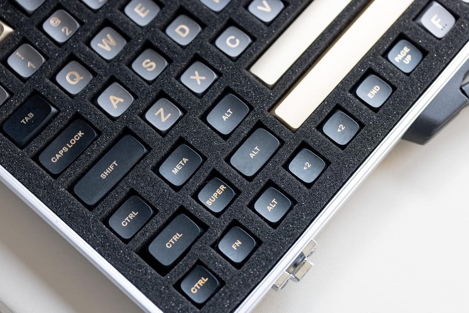 GATERON 112 Metal Keycaps, Standard Version Customized Height Premium Double Anodized Aluminum CNC for Ergonomic Mechanical Keyboard (112 Keycaps Standard Version)