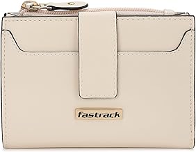 Fastrack Women Faux Leather Compact Wallet | Multiple Card Slots, Zip Coin Pocket and Cash Slots | Stylish and Practical | Trendy Wallets for Women | Wallet for Casual Carry