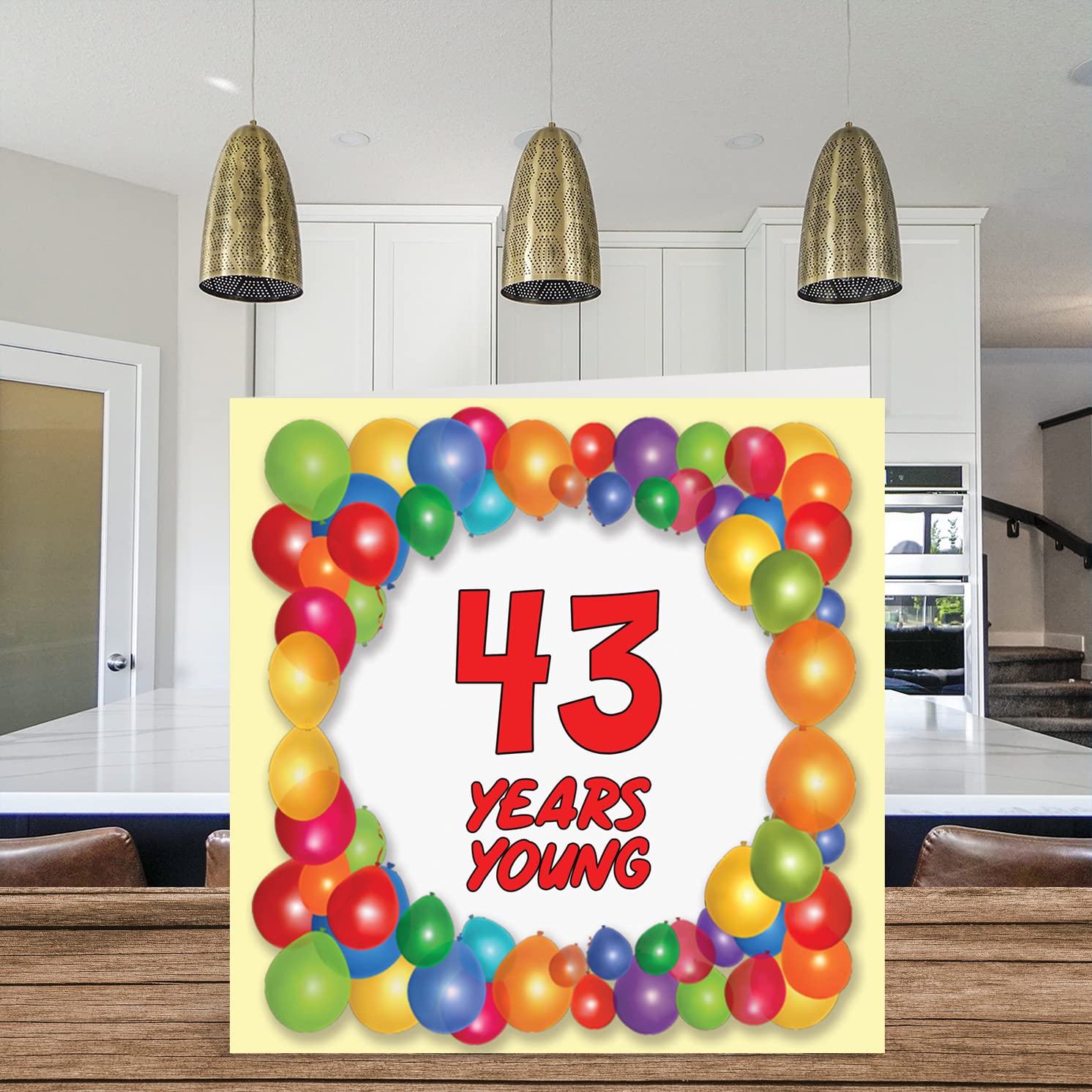 Funny 43rd Birthday Card, Funny 43rd Birthday Card, 43rd Birthday Gift - View #10