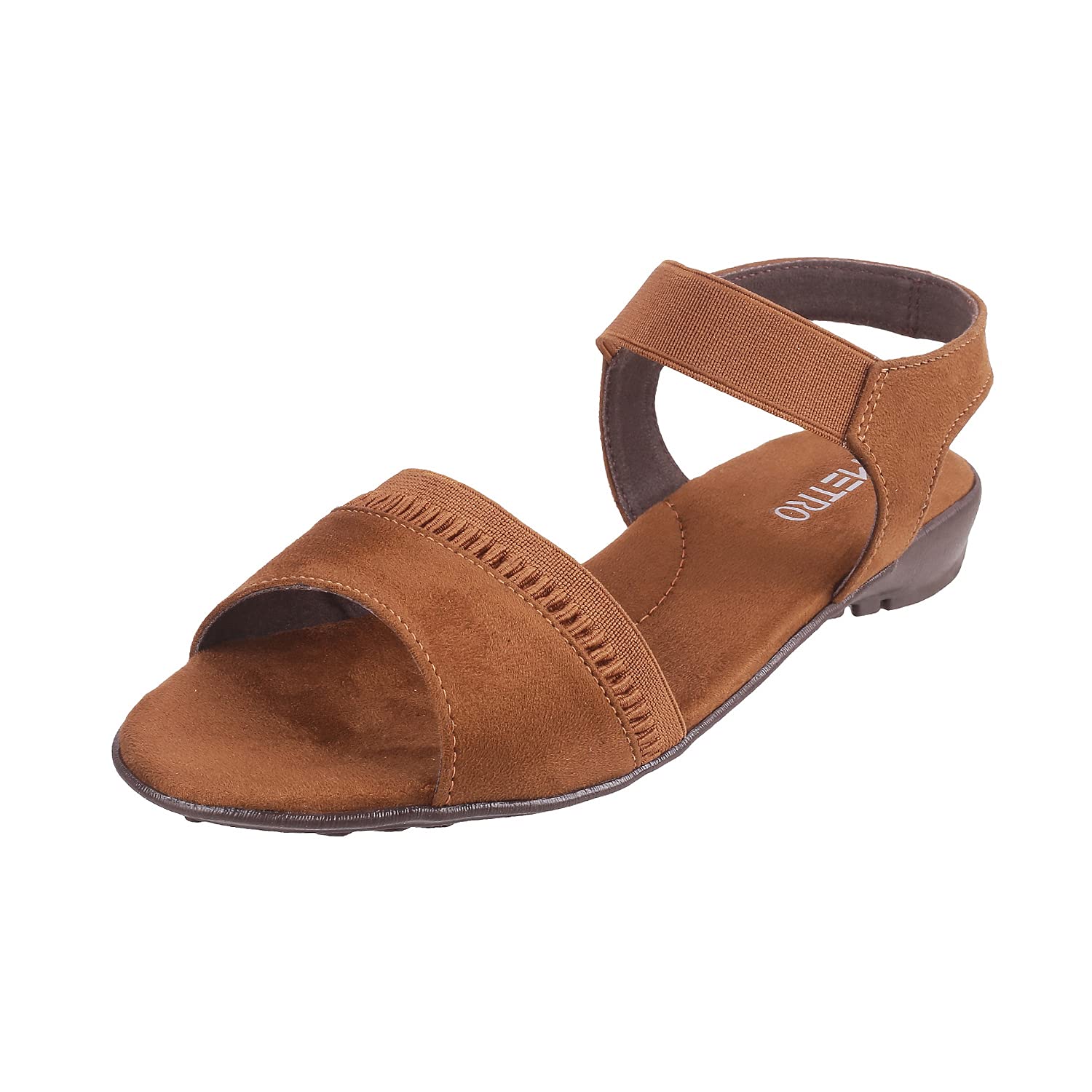 Metro Womens Tan Faux Leather Comfy Peep-toe Fashion Sandals UK/6 EU/39 (33-1413) (B093FYVP6Q) Amazon Price History, Amazon Price Tracker