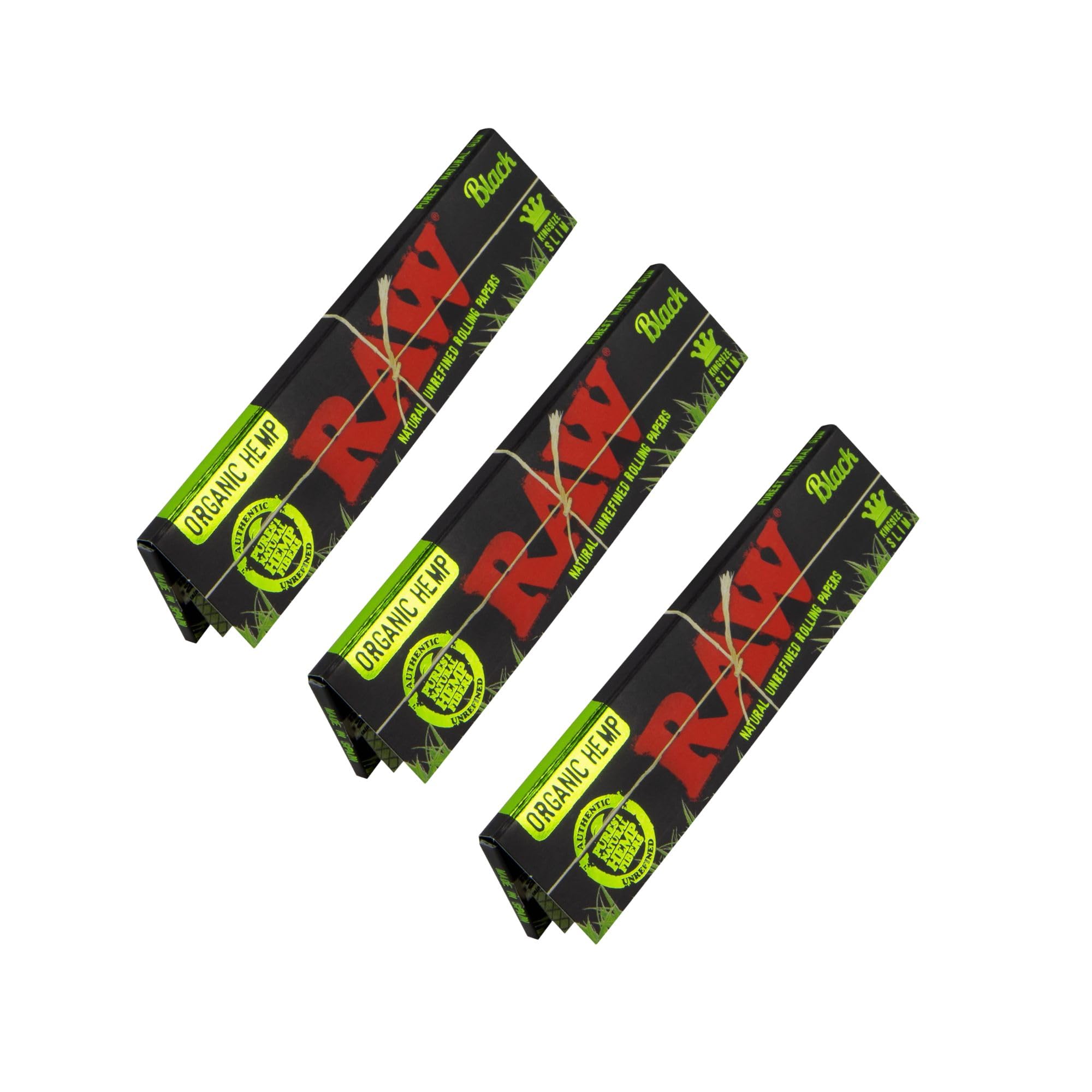 OutonTrip RAW BLACK ORGANIC Rolling Paper King Size Slim - Pack of 3-image-12