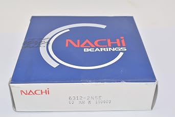 6312-2NSE Nachi Bearing Sealed C3 Japan 60x130x31 Ball Bearings