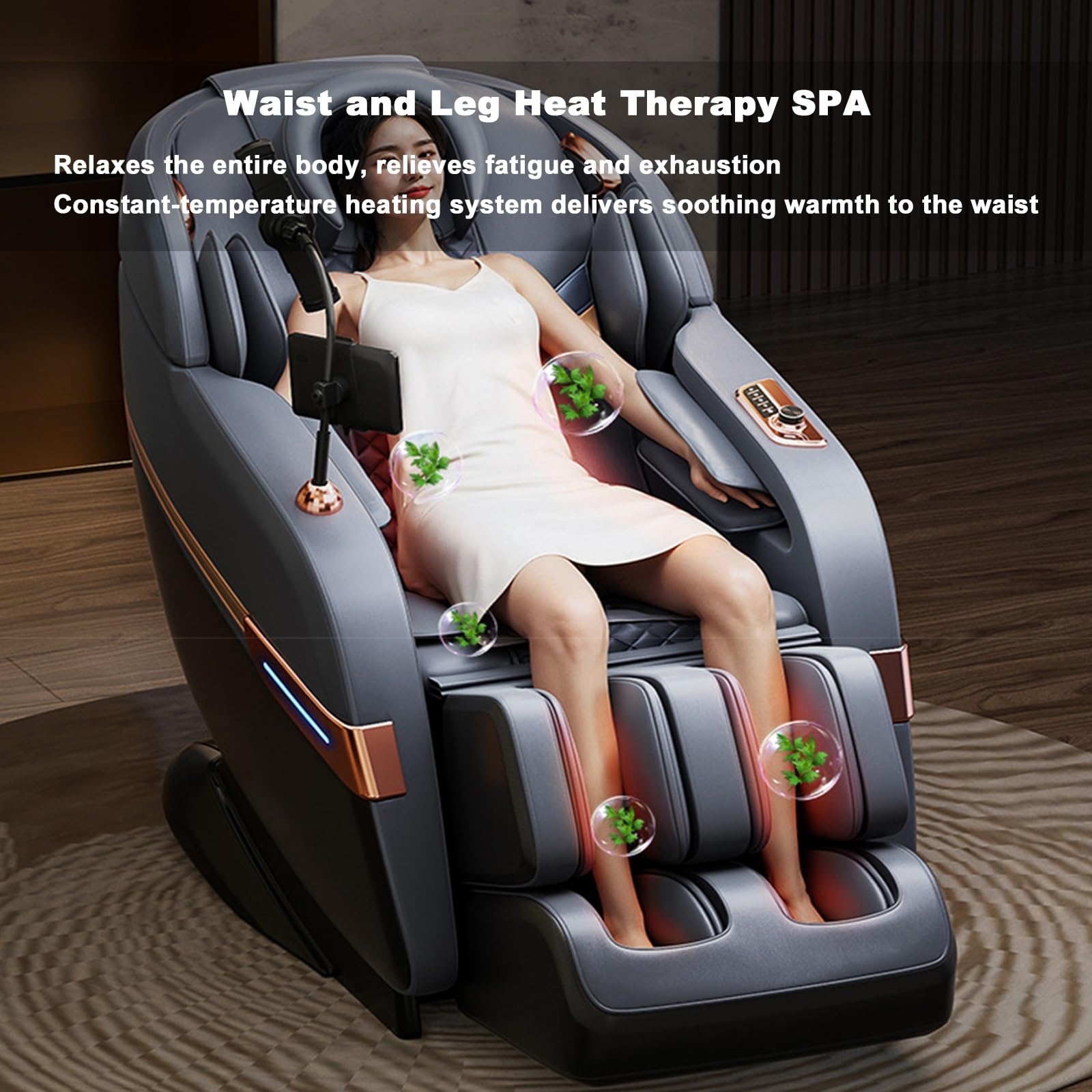 Sillón De Masaje 2026, con Acupresión Calefactada para El Salón, con Funcionamiento Silencioso.