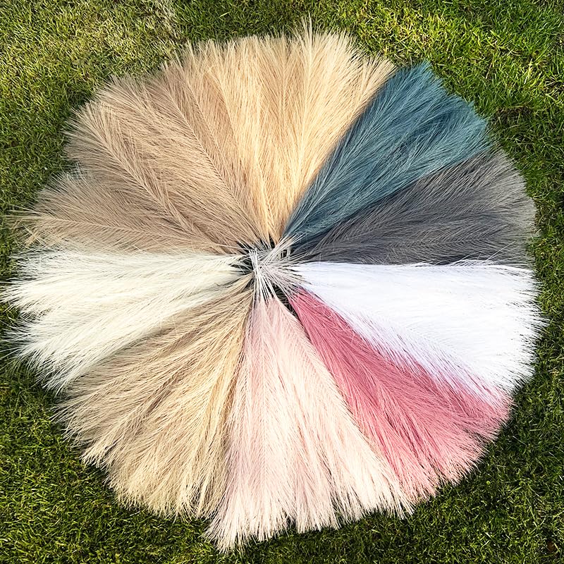 Ramo Artificial de Pasto Pampas Grande 15pcs miniatura 4