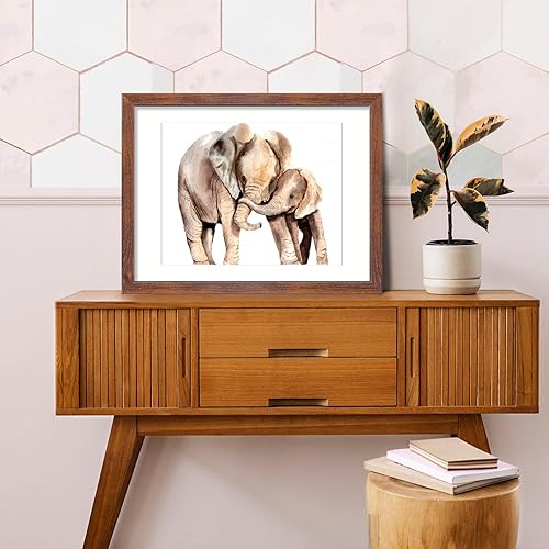 Vista 578 de LaVie Home - Portarretratos de 18 x 24 pulgadas, fotos de 16 x 20 pulgadas con paspartú, de 18 x 24 pulgadas sin paspartú, plexiglás pulido, Negro