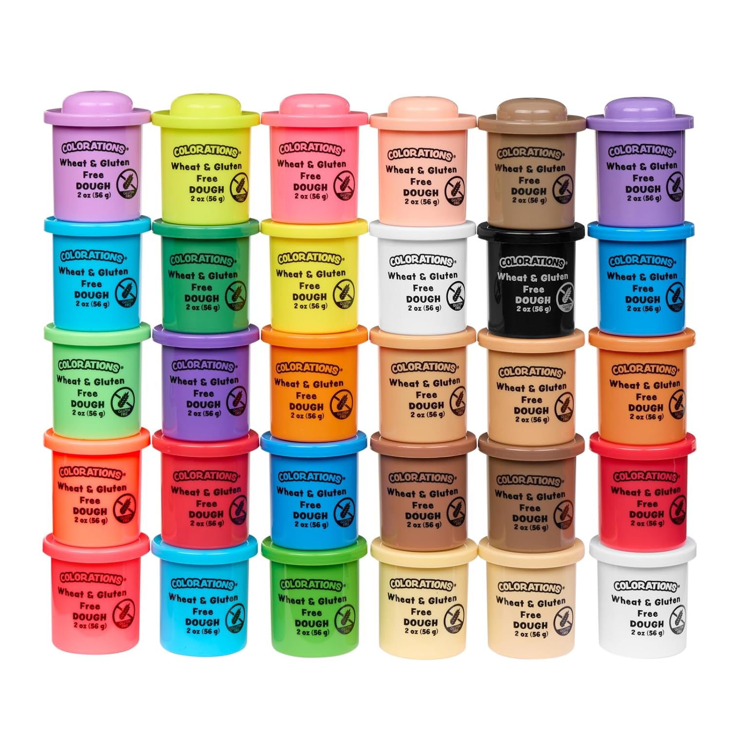Colorations Wheat & Gluten Free 30 Color Variety Pack, 2oz