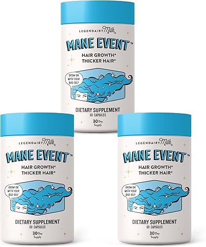 Miniatura 10 de Vitaminas para el crecimiento del cabello para mujeres - Biotina para el crecimiento del cabello con colágeno y Lustriva, productos y suplementos