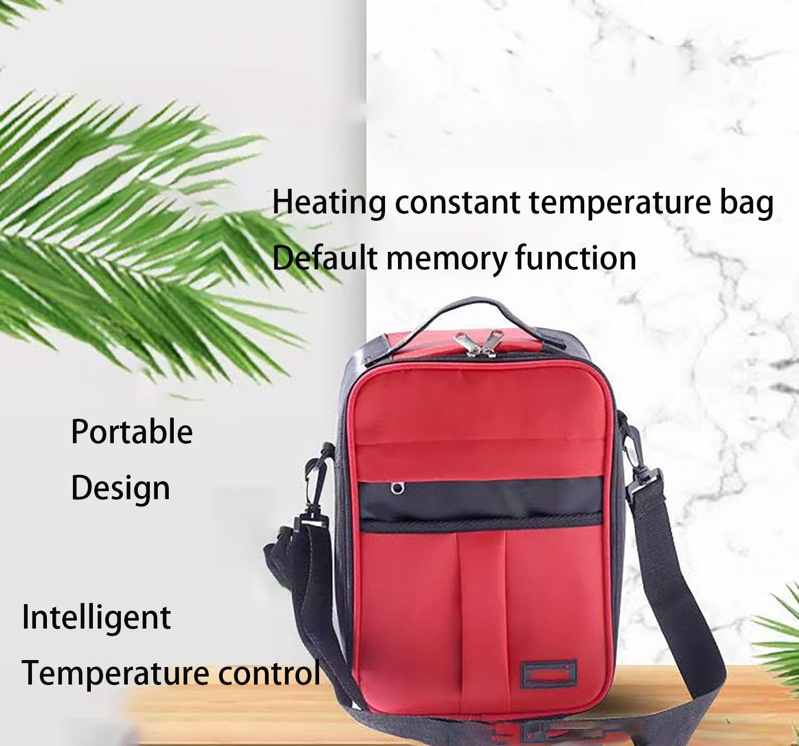 Borsa Termica Portatile Multifunzione con Controllo Intelligente della Temperatura, Regolabile per casa e Auto, capacità 2,5 l, Riscaldamento rapido per liquidi