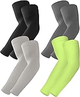 Vista 1 de BHYTAKI Mangas de Protección Solar UV, Mangas de Compresión de Brazo con Enfriamiento UPF 50 para Deportes para Hombre Mujer Adolescente