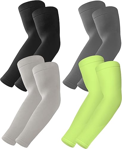BHYTAKI Mangas de Protección Solar UV, Mangas de Compresión de Brazo con Enfriamiento UPF 50 para Deportes para Hombre Mujer Adolescente