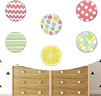 Vista 11 de Juego de 6 perillas redondas de goma suave con forma de dibujos animados para tiradores de gabinete, cajón, caja organizadora de armarios