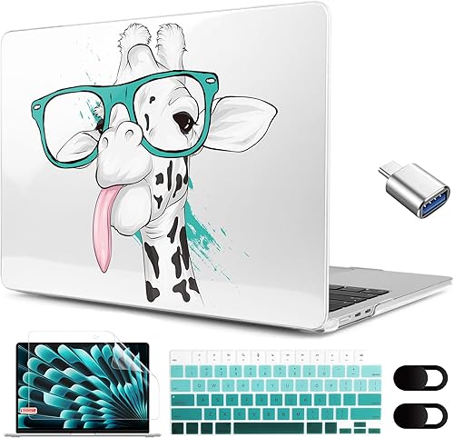 MEEgoodo Funda para MacBook Air M4M3M2 de 15.3 pulgadas 2025 2024 2023, funda compatible con el modelo (A3241A3114A2941) para MacBook Air de 15