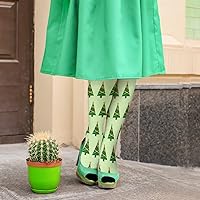 Vista 5 de devor Boot Socks Thigh High for Women Socks Boot Socks Funny christmas tree Sock