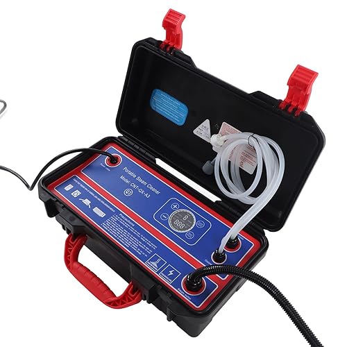 Miniatura 4 de Limpiador a vapor de alta presión, máquina limpiadora de vapor de alta potencia de grado comercial estándar resistente para cocinas (enchufe de EE.