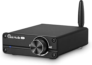 Douk Audio G5 100W Bluetooth 5.0 2 Channel Amplifier Mini Digital Class D Stereo Audio Power Amp Wireless Receiver (Black)