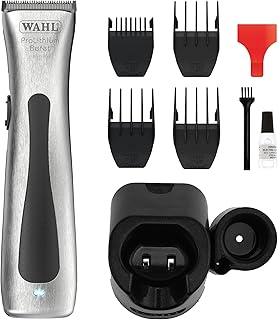 Beret Lithium Trimmer, Professional Hair Trimmers, Barber Supplies, Li-ION Battery, Cord/Cordless, Wide Blade, Close Lining and Edging, Slim Design