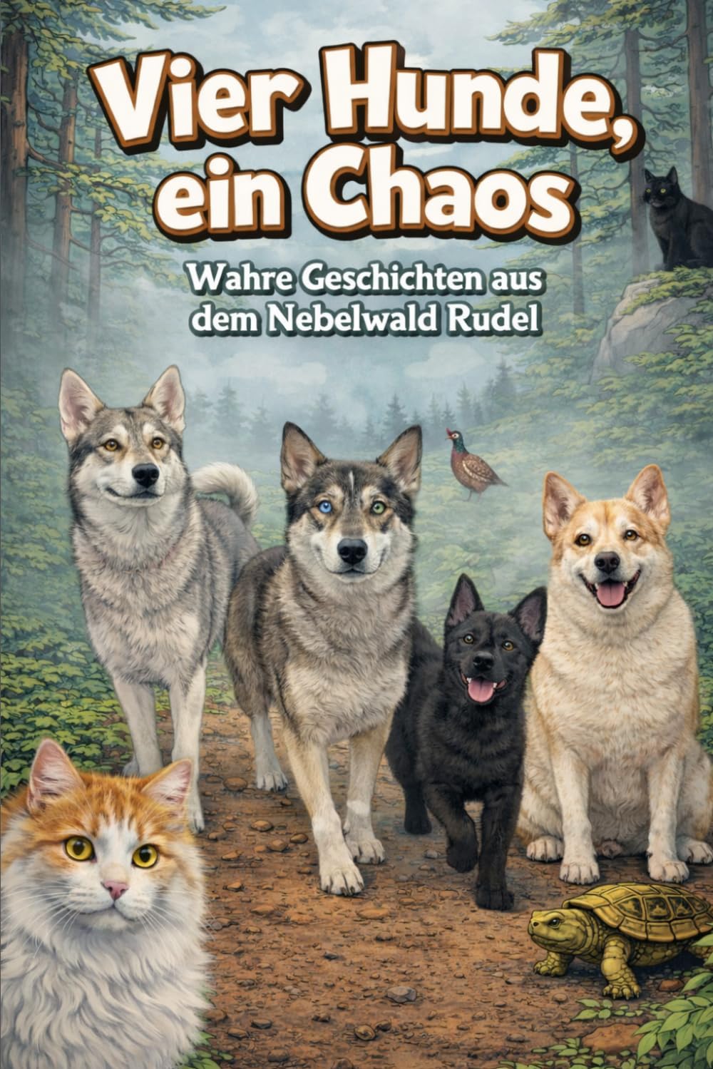 Vier Hunde, ein Chaos: Wahre Geschichten aus dem Nebelwald Rudel