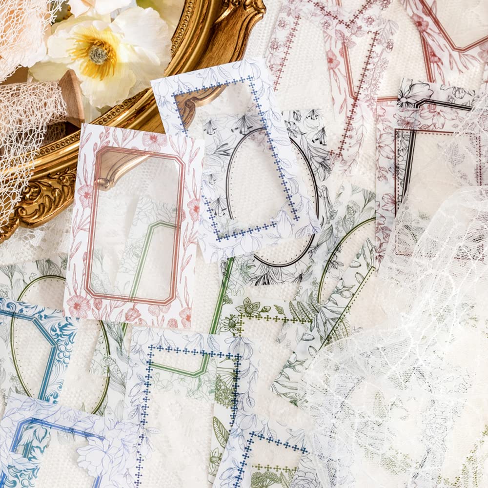 コラージュ素材セット♡PETシール 厚紙型紙 コラージュ素材セット♡PETシール 厚紙型紙