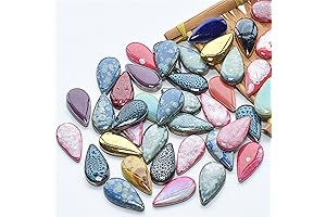 500g/1.1lb Colorful Mosaic Mesh Tiles for Creative DIY Mosaics