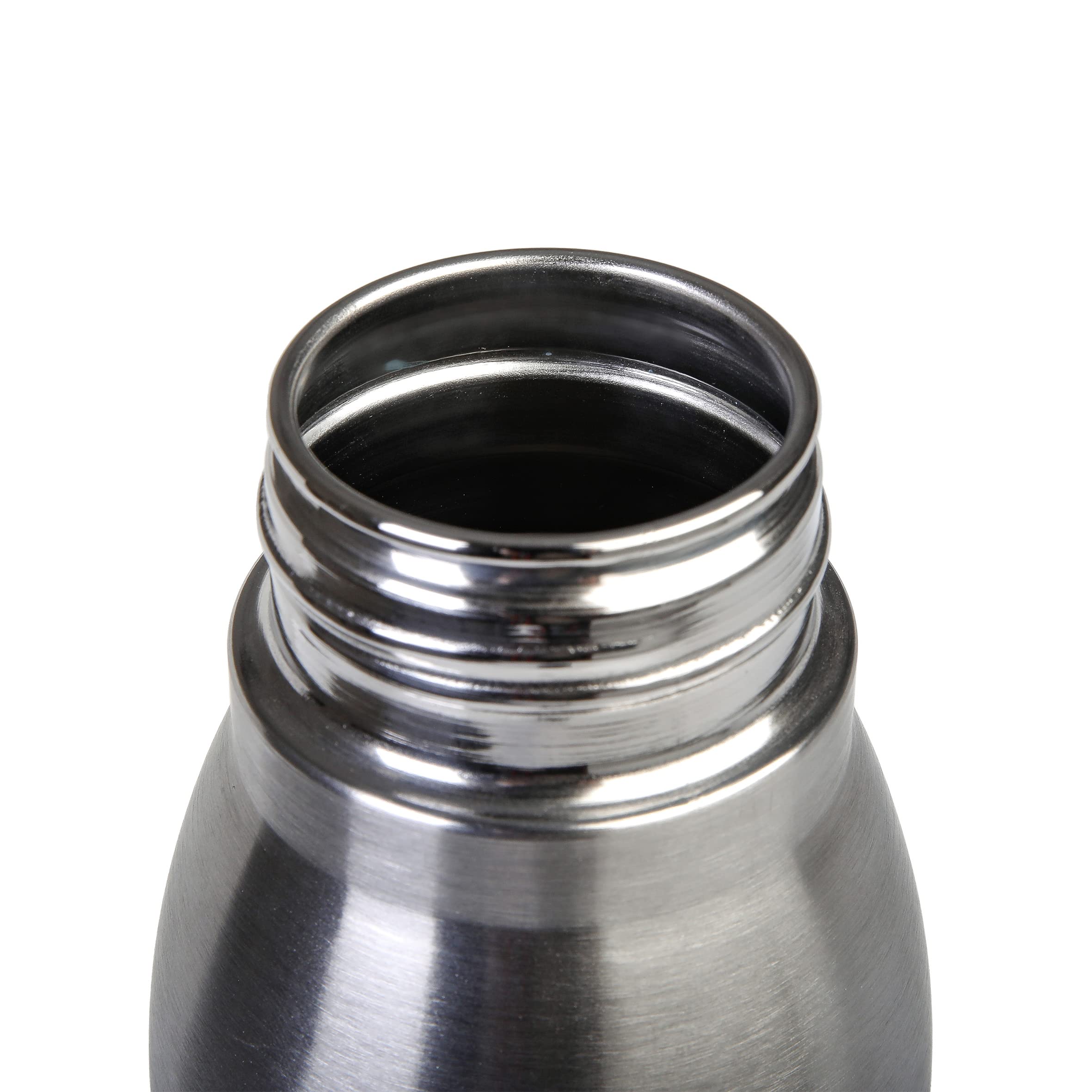 axentia Borraccia in acciaio inox, colore argento, circa 1 litro