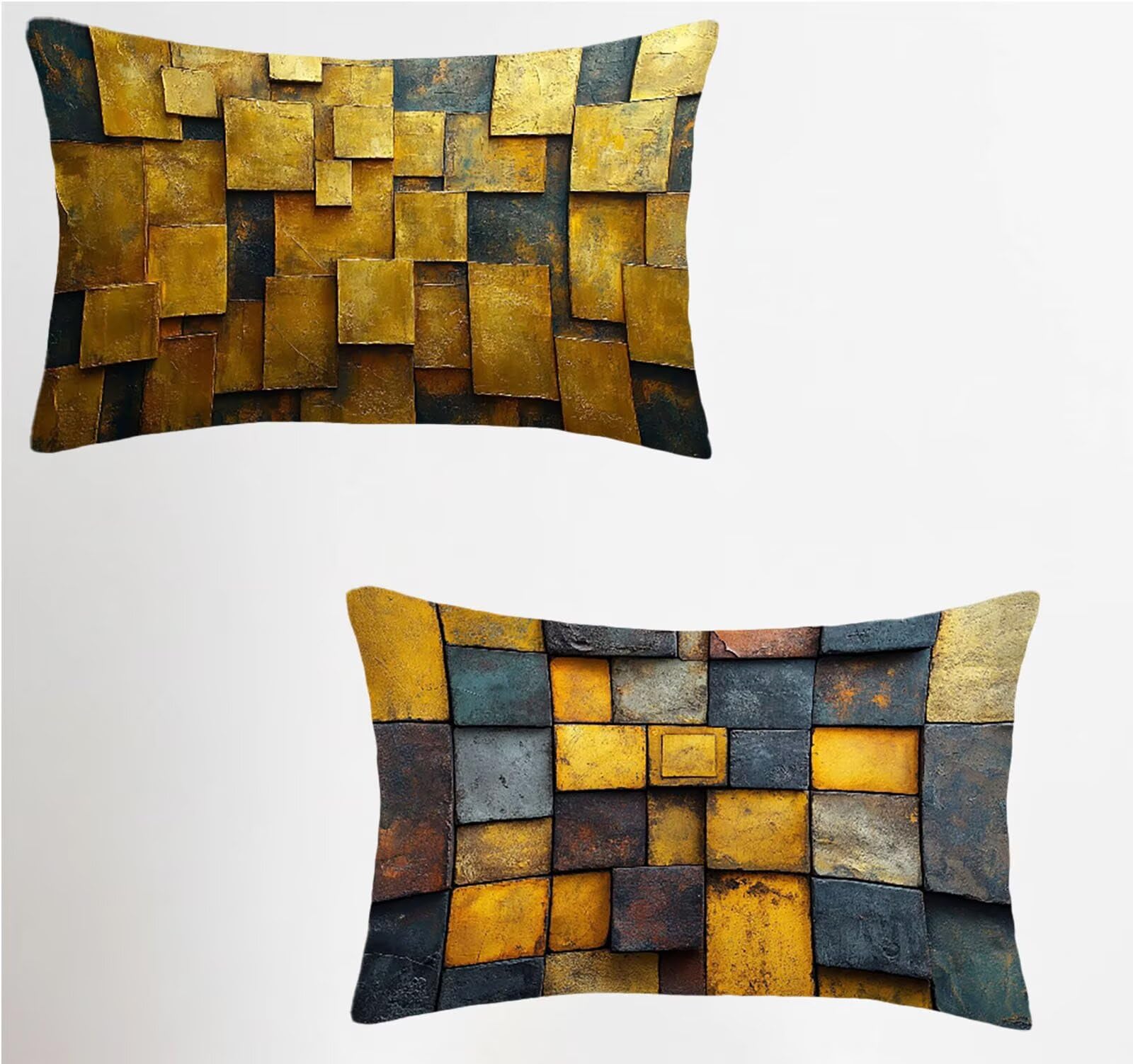 Nordico rectangular funda almohada 60x80cm tacto terciopelo premium con acabados invisibles