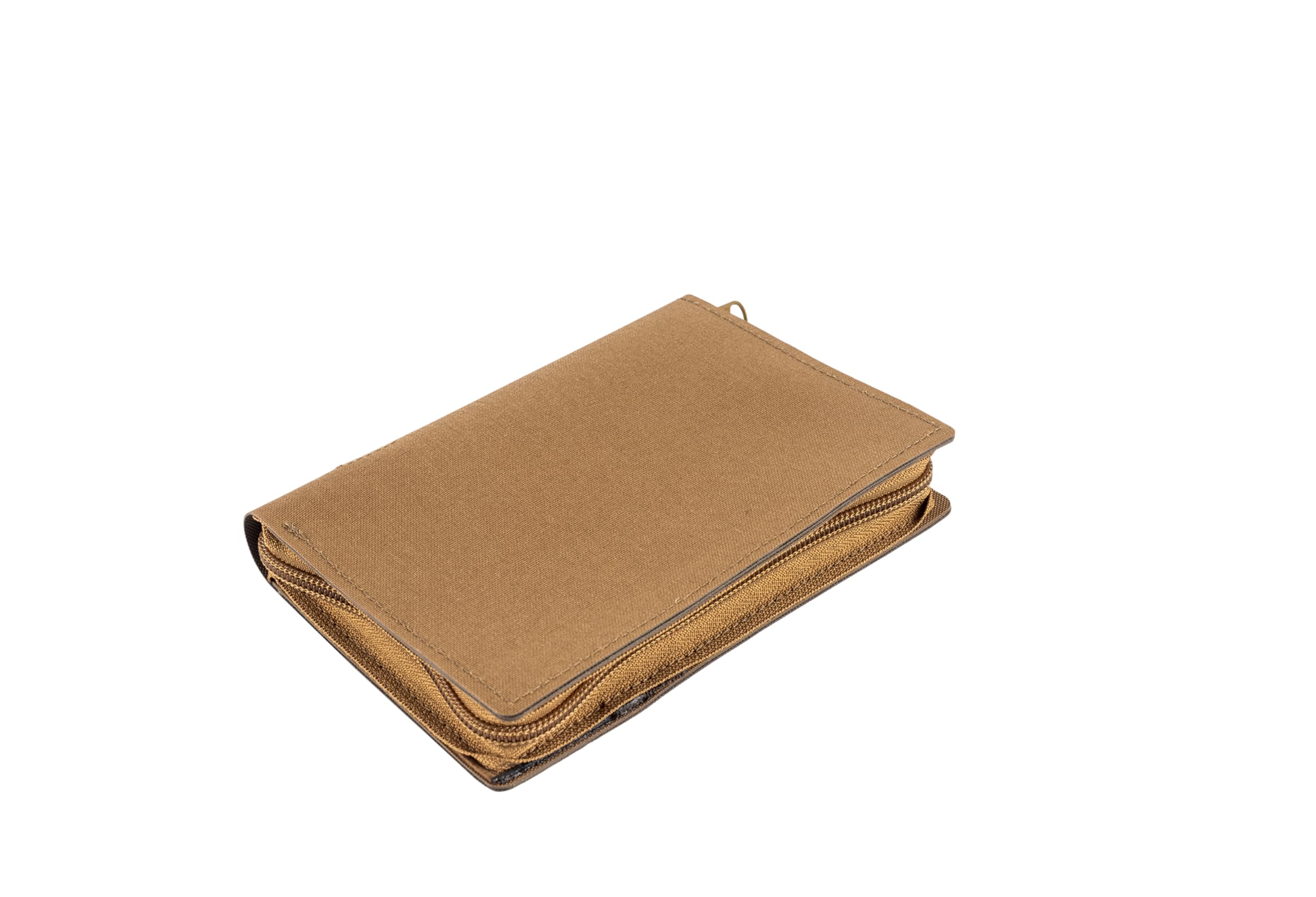 Dokumentenmappe A6 mit Reißverschluss (Coyote Brown)