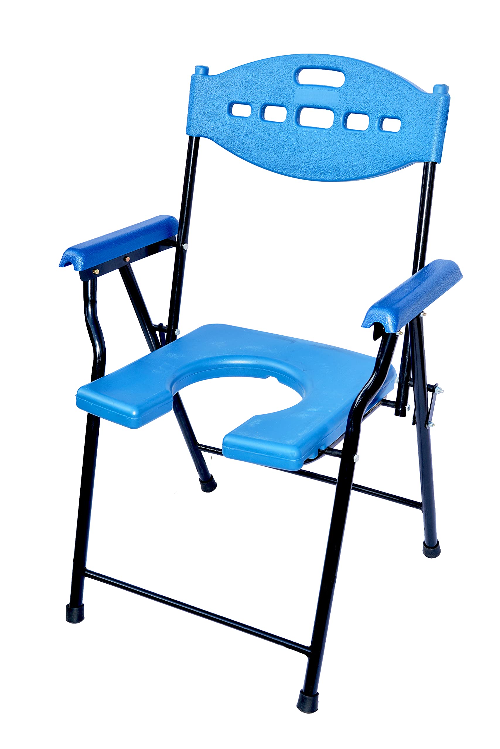 AKB EXPORTS Folding Commode Portable Toilet Seat - Porta Potty and Commode Chair - Comfort Chair Perfect for Camping, Hiking, Trips, Construction Sites, and More (CHAIR, Blue) (B08N6RXS5W) Amazon Price History, Amazon Price Tracker