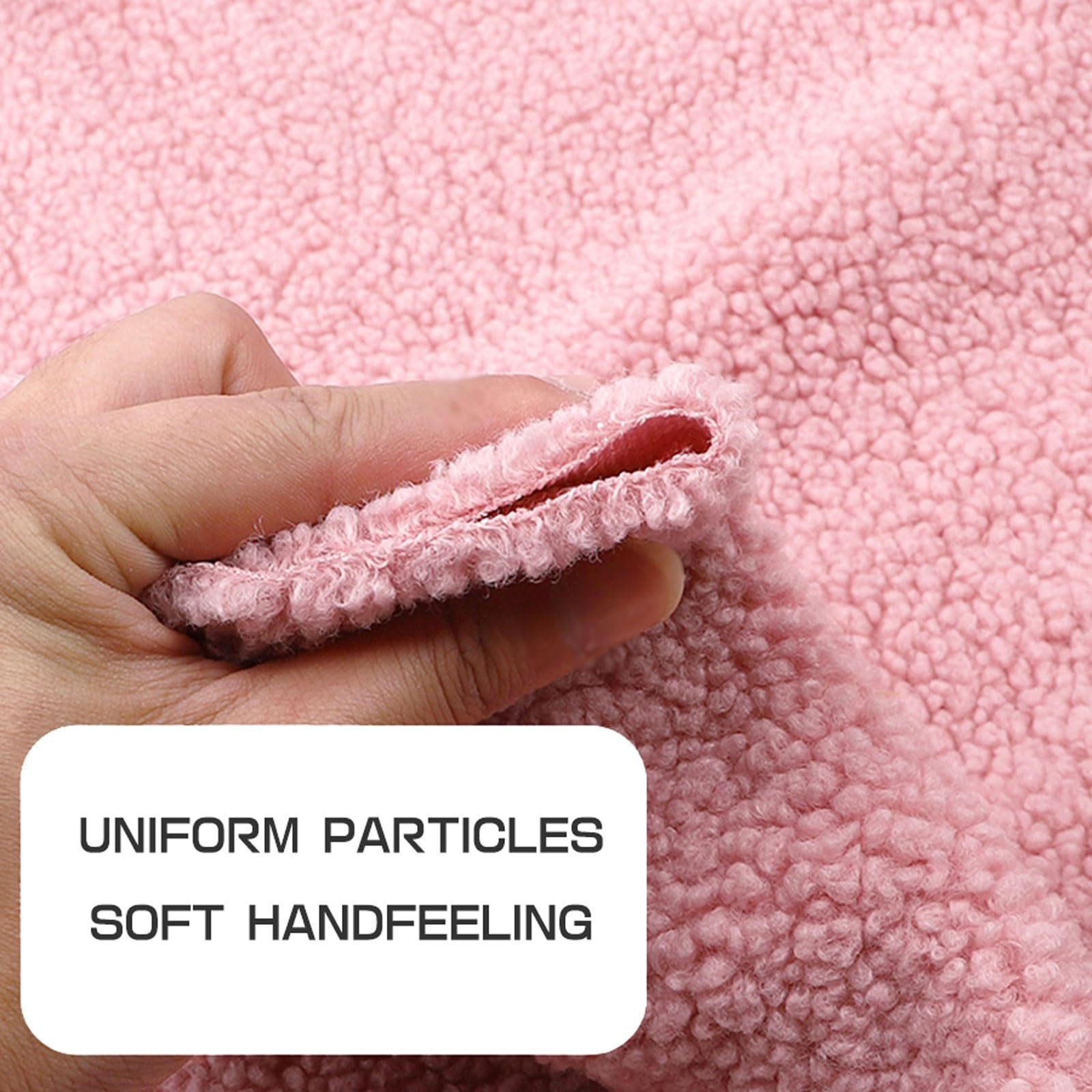 Tissu Polaire Sherpa En Fausse Fourrure De Mouton De Couleur Unie - Matériau De Couture Doux - 160 Cm De Large - Pour Vêtements, Jouets, Coussins, Couture, Loisirs Créatifs (taille : 50 Cm, Couleur