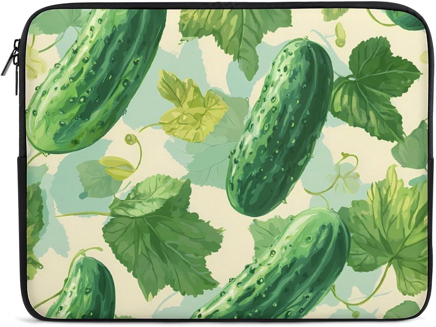 Cucumber Pickles Leaves Laptop Case Sleeve Computer Tablet Bag 12inch
